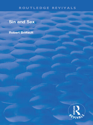 cover image of Sin and Sex